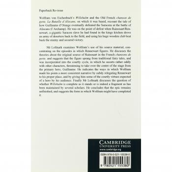 Rennewart in Wolfram's 'Willehalm': A Study of Wolfram von Eschenbach and his Sources
