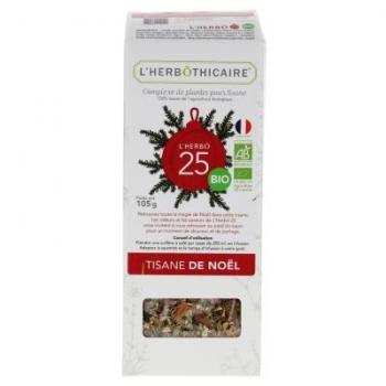 Mélange Festif Tisane de Noël Bio L'Herbô 25 105 g
