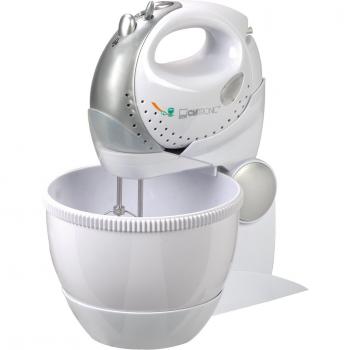 Clatronic Set impastare a mano Ciotola Sbattitore Bianco