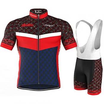 COMEIN Ensemble Complet de Maillots et Pantalons pour Homme VTT Automne Hiver et Printemps