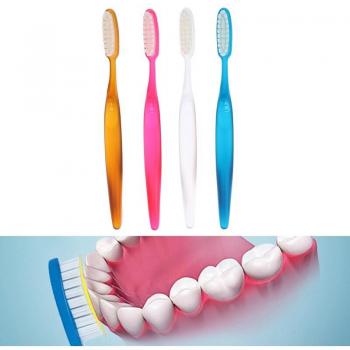 Cepillo de Dientes Manual para Adultos, Cabeza Grande y Cerdas 3D Suaves