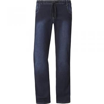 Dunkelblaue Herren Jeans mit Dehnbund BARON KEYLAN von Charles Colby, Größe 68