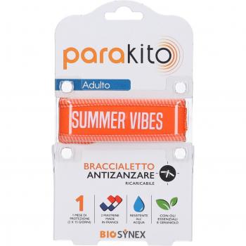 Parakito Bracciale Cool Vibes Arancione Antizanzare per Adulti