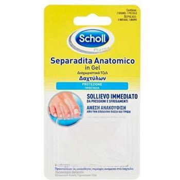 Anatomische Zehenseparatoren aus Gel von Scholl, 3 Teile
