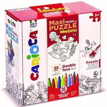 Puzzle Maxi da colorare Carioca. Adventure