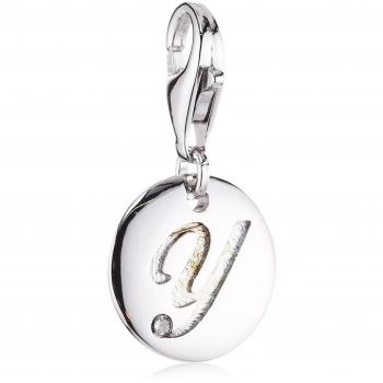 Esprit Anhänger Charm Letter Y Zirkonia 925 Silber