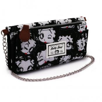 Karactermania Billetero Soft con Cadena, Negro