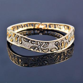Crépuscule Féminin SINLEERY – Bracelets en Fleur de Cristal