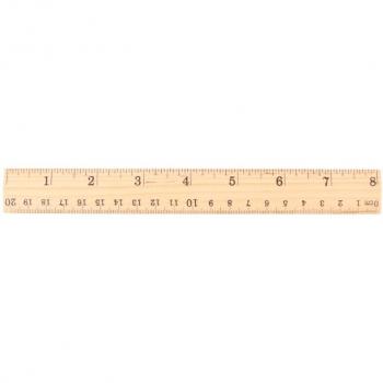 Règle en bois pour étudiants 15-30 cm