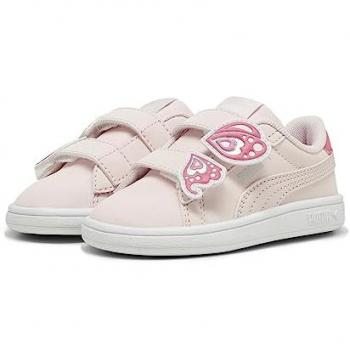 Sneaker PUMA Smash 3.0 Butterfly per bambina rosa/bianco/argento