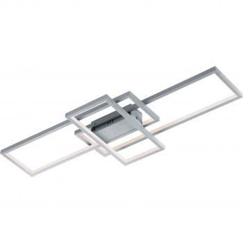 Thiago Plafón LED de 3 Rectángulos 104cm Níquel Trio Lighting