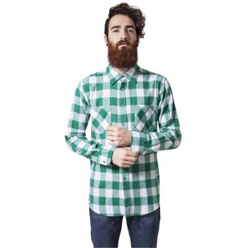 Urban Classics TB297 Herren Freizeit Hemd, Checked Flanell, Gr. 39 cm