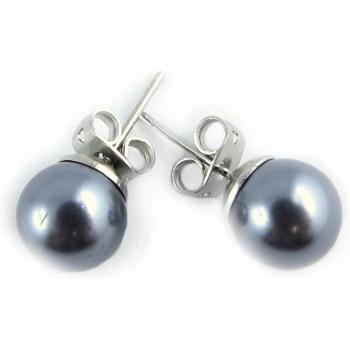 Accesorio de Perla Gris 8mm Les Trésors De Lily L1584