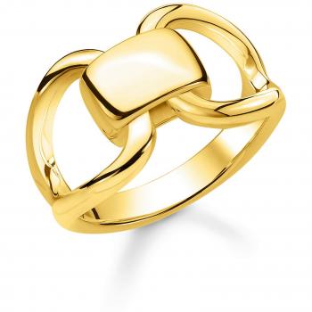 Anillo de Thomas Sabo con Baño de Oro de 18K