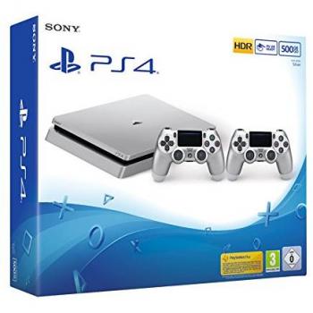 PlayStation 4 Slim 500 Go Gris – Pack Duo DualShock 4