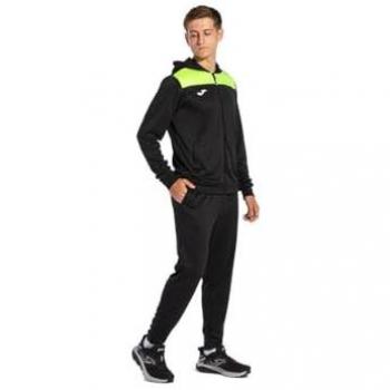 Tuta Joma Phoenix II nera e gialla fluorescente