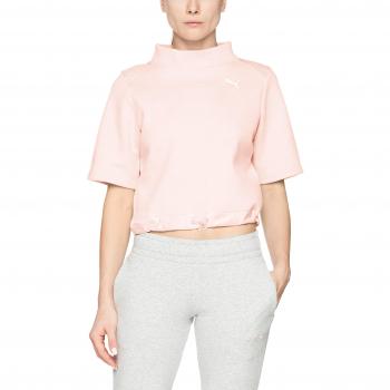 Puma Evostripe Sweat Tee, Camiseta para mujer, Rosa (Pearl)
