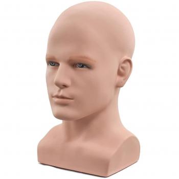 Tête de présentation masculine pour accessoires