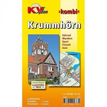 Krummhörn & Greetsiel: 19 Ortspläne der Gemeinde Krummhörn in 1:7.500 und Freitzeitkarte 1:25.000 inkl. Radrouten und Wanderwegen: 19 Ortspläne der ... und Wanderwegen