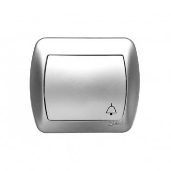 Kontakt AD1/26, Druckknopf + Schalter, Silber