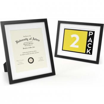 Cadres photo ARTEZA 27.9 cm x 35.5 cm ou 20.3 cm x 25.4 cm Finition bois