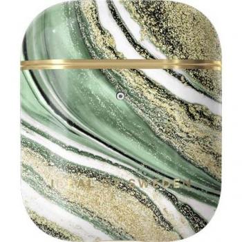 Capa AirPods 1 y 2 Ideal Sweden – Espiral Verde Cósmico