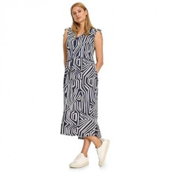 Cecil Jerseykleid, mit Print universal blue N-Gr
