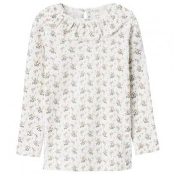 Lil' Atelier Langarmshirt mit Volantkragen für Mädchen