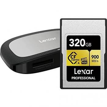 Lexar LCAGOLD320G-RNRNG Lecteur de carte CFexpress Type A USB 3.2 Gen 2 jusqu'à 900 Mo/s
