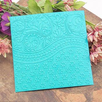 Plastic Star Vines Embossing Folder