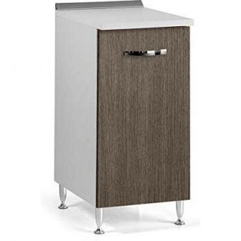 Mobile per cucina grigio Larice 30x50xH 85 cm 1 anta