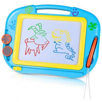 TTMOW Zaubertafel Kinder Maltafel für Kinder ab 2 ab 3 mit Magnetische Stempel Lerntafel Reißbrett Kindergeschenk (Pink)