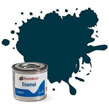 Peinture Humbrol cellulosique N°230, couleur Bleu Pru Matte, taille 14 ml, référence 20230