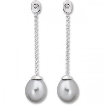 ONE ELEMENT: Zirkonia‑Schmuck Ohrhänger – 925 Silber, Damen