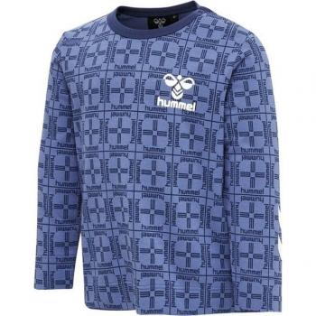Hummel Abbigliamento a Manica Lunga Check Blu Horizon 9‑12 Mesi