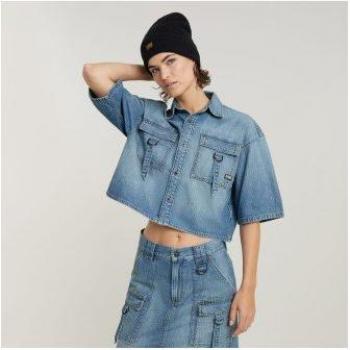 Camisa Azul Sun Faded Thames D24881-D539-G341 G‑Star Mujer