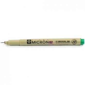 Sakura Pigma Micron 0.3mm Green Ink Pen