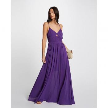 Morgan Abendkleid 241-REVALA Violett Damen Loose Fit Größe 34