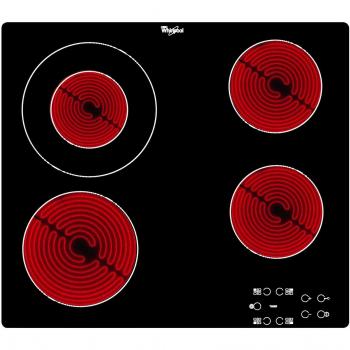 Whirlpool 4‑Zone Black Built‑In Kitchen Hob