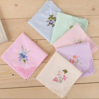 Toalla Bordada con Encaje SHSEJA 12x1