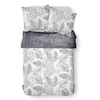 Housse de couette 240x260 (Marque TODAY) Newcastle, 2 taies en coton 100 %, 57 fils