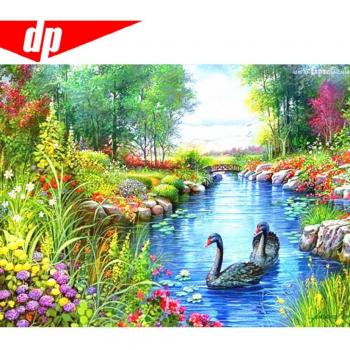 5D Diamant Painting Landschaftsbild Vollbohrung