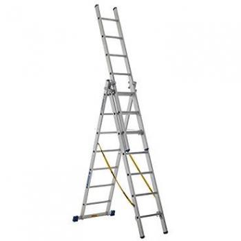 Zarges Z500 Skymaster™ 3-Part Combo Ladder, 6 ft., 3 x 7 Rungs