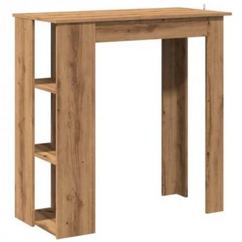 Mesa Alta de Madera de Roble Artisan 102x50x103.5 cm