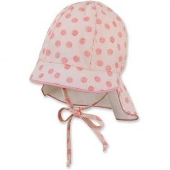 Berretto estivo rosa con protezione del collo Sterntaler
