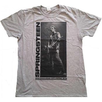 Wintergarden Bruce Springsteen M Grigio Fotografia T-Shirt