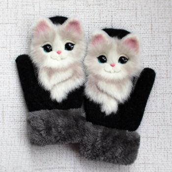Guantes de Punto Térmicos para Mascotas