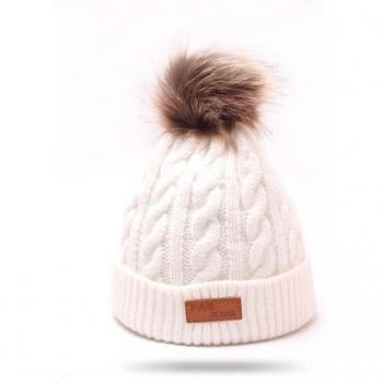 Bonnet uni décontracté fille