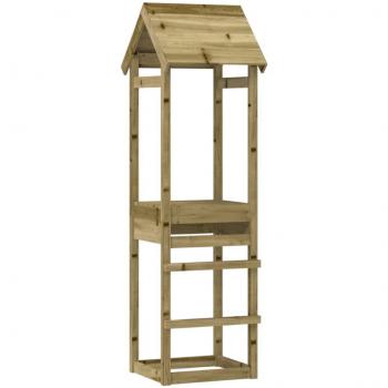 Torre da Gioco 53x46,5x194 cm in Legno di Pino Impregnato cod mxl 79820