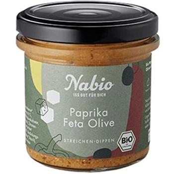 NAbio Bio-Aufstrich Paprika, Feta & Olive – Reich an Proteinen und Vitaminen